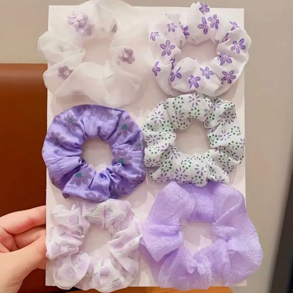 1 Pc Printed Scrunchie