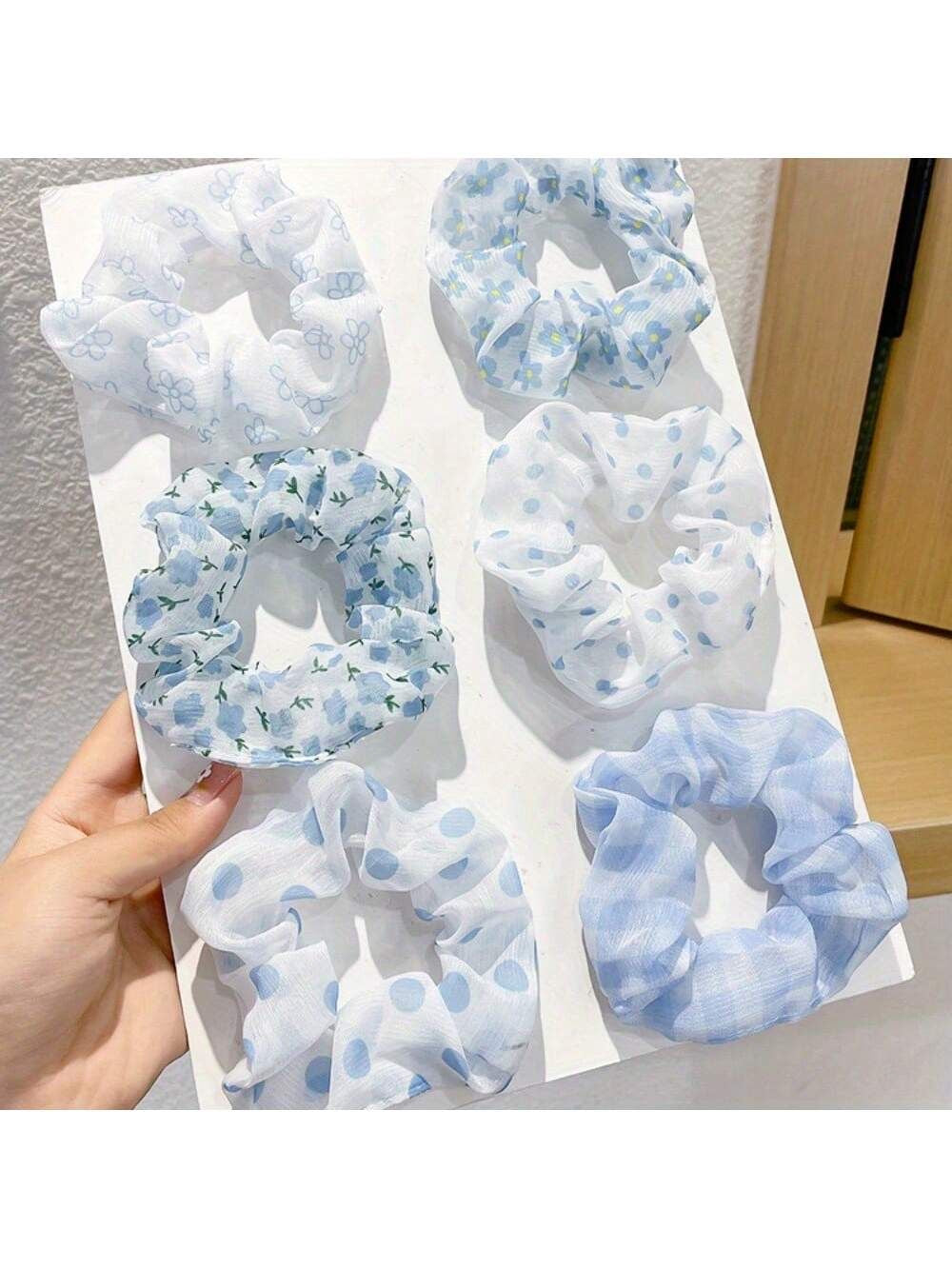 1 Pc Printed Scrunchie