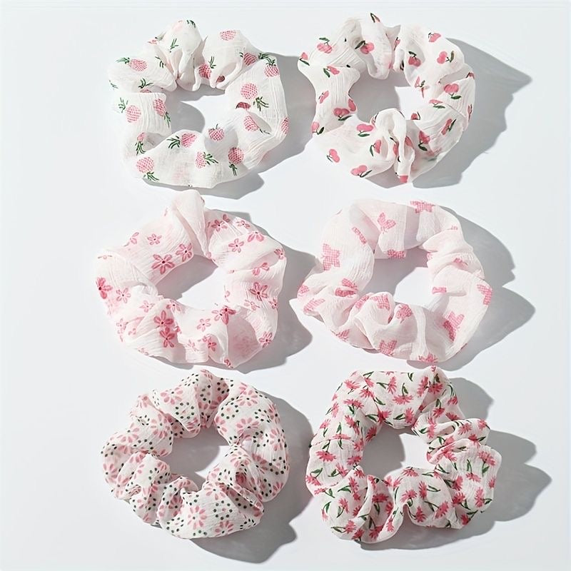 1 Pc Printed Scrunchie