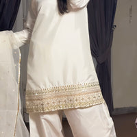 Ivory Farshi Set - 3 PCS