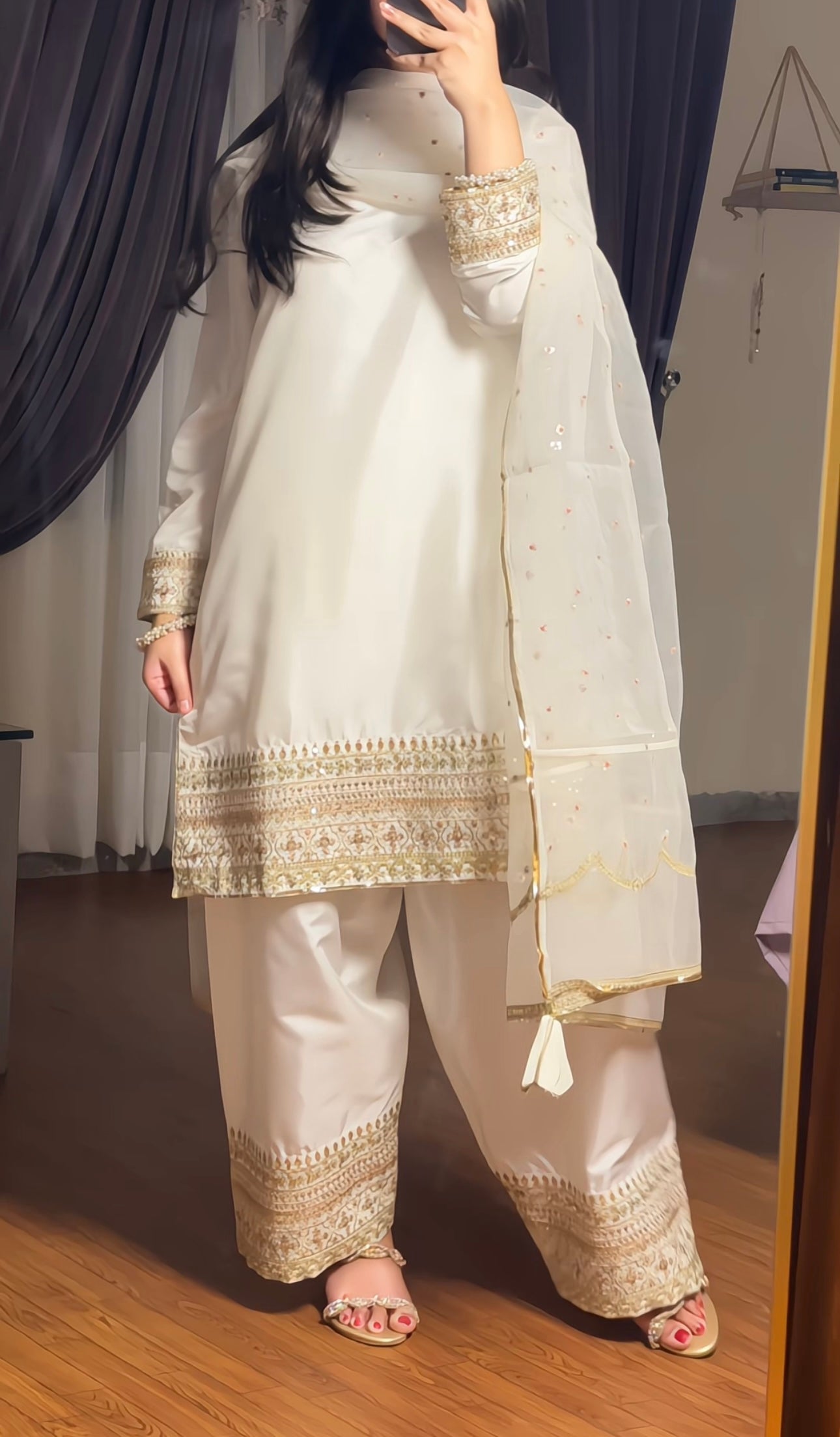 Ivory Farshi Set - 3 PCS