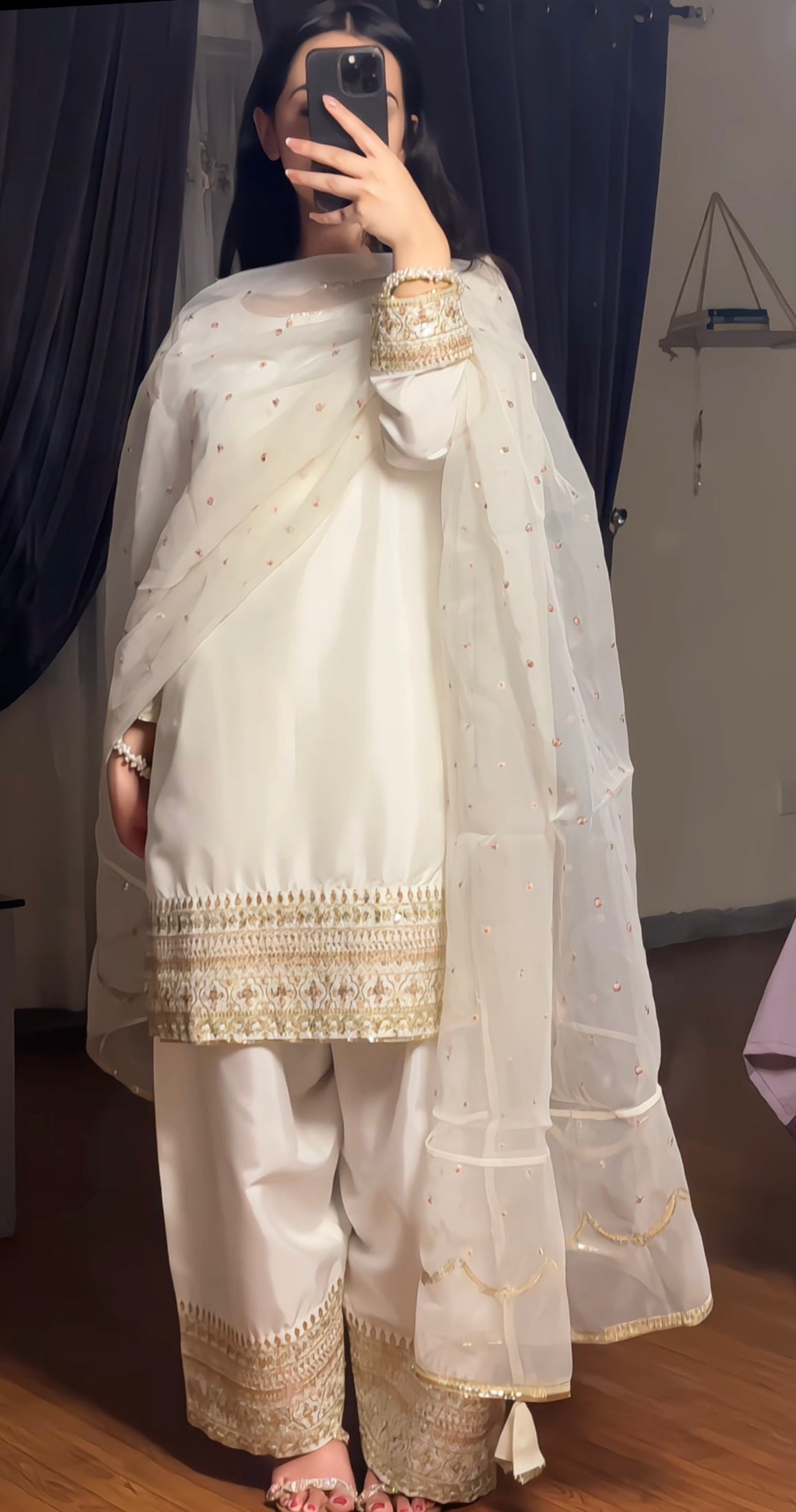 Ivory Farshi Set - 3 PCS