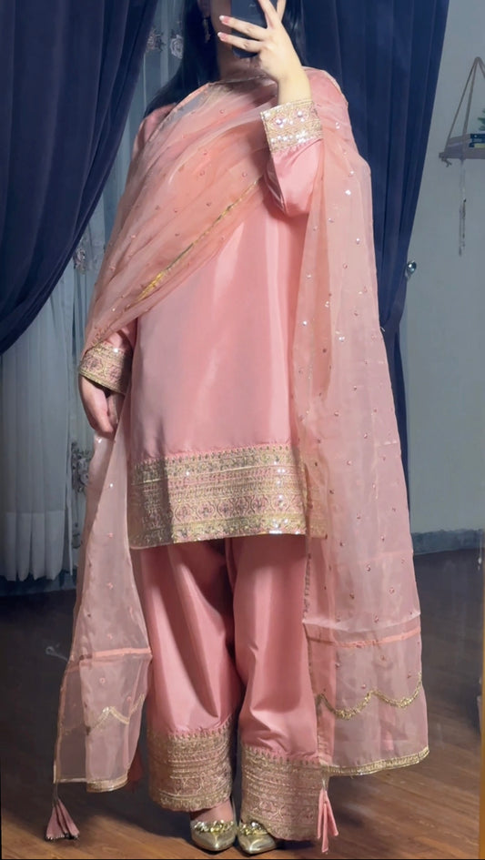 Pink Farshi Set - 3 PCS