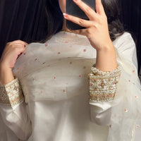 Ivory Farshi Set - 3 PCS