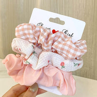 Bundle of 3 Cute Printed Scrunchies