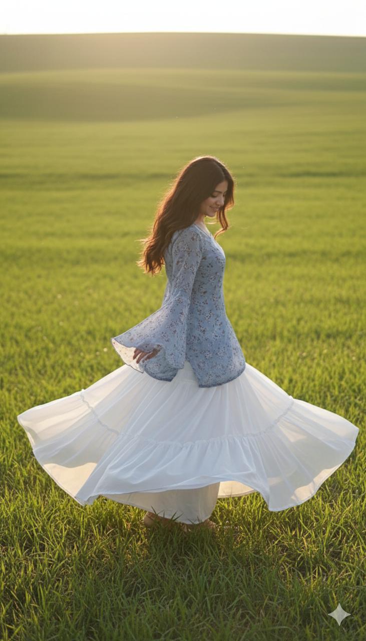 Lavender Mist - Fairy Kurti